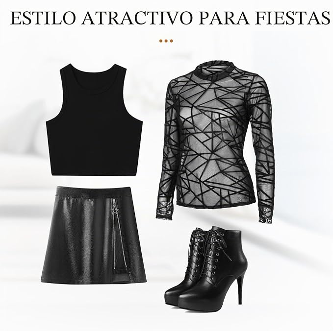 Blusa Túnica Transparente