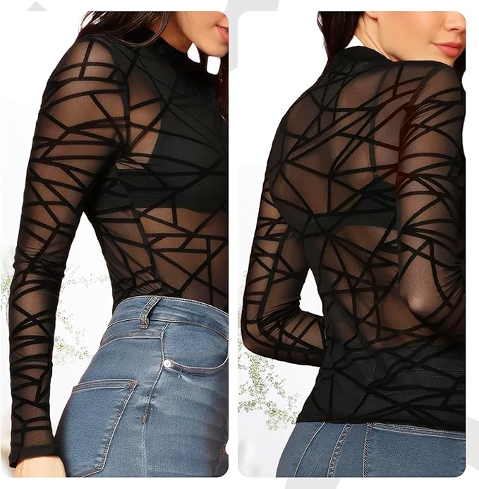 Blusa Túnica Transparente