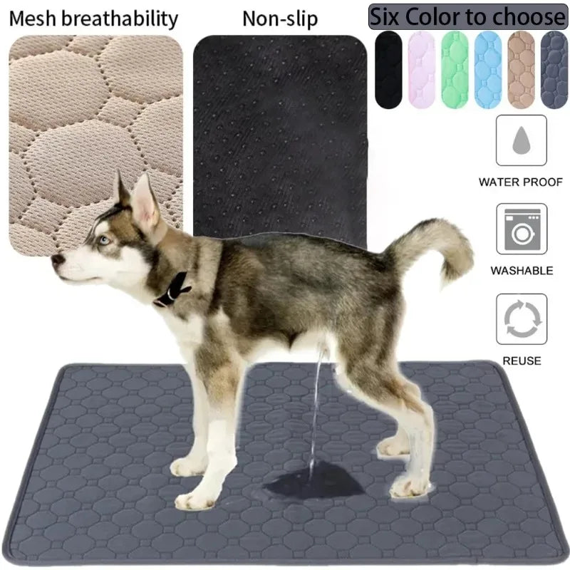 Manta absorbente reutilizable para orina de perro, pañal absorbente