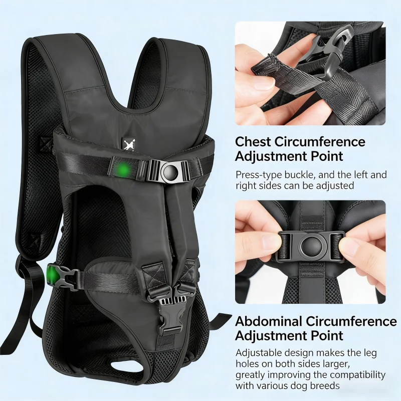 Mochila transportadora para perros y gatos