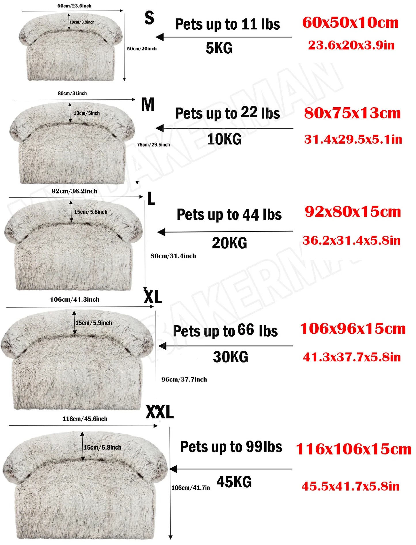 Sofá-cama para perros